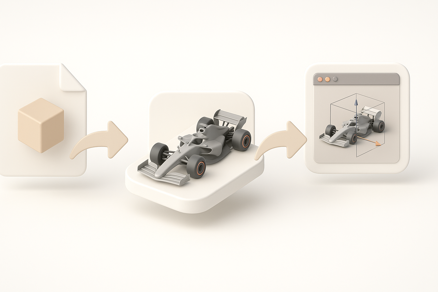 导出、集成和制作 F1 24 3D 模型动画插图