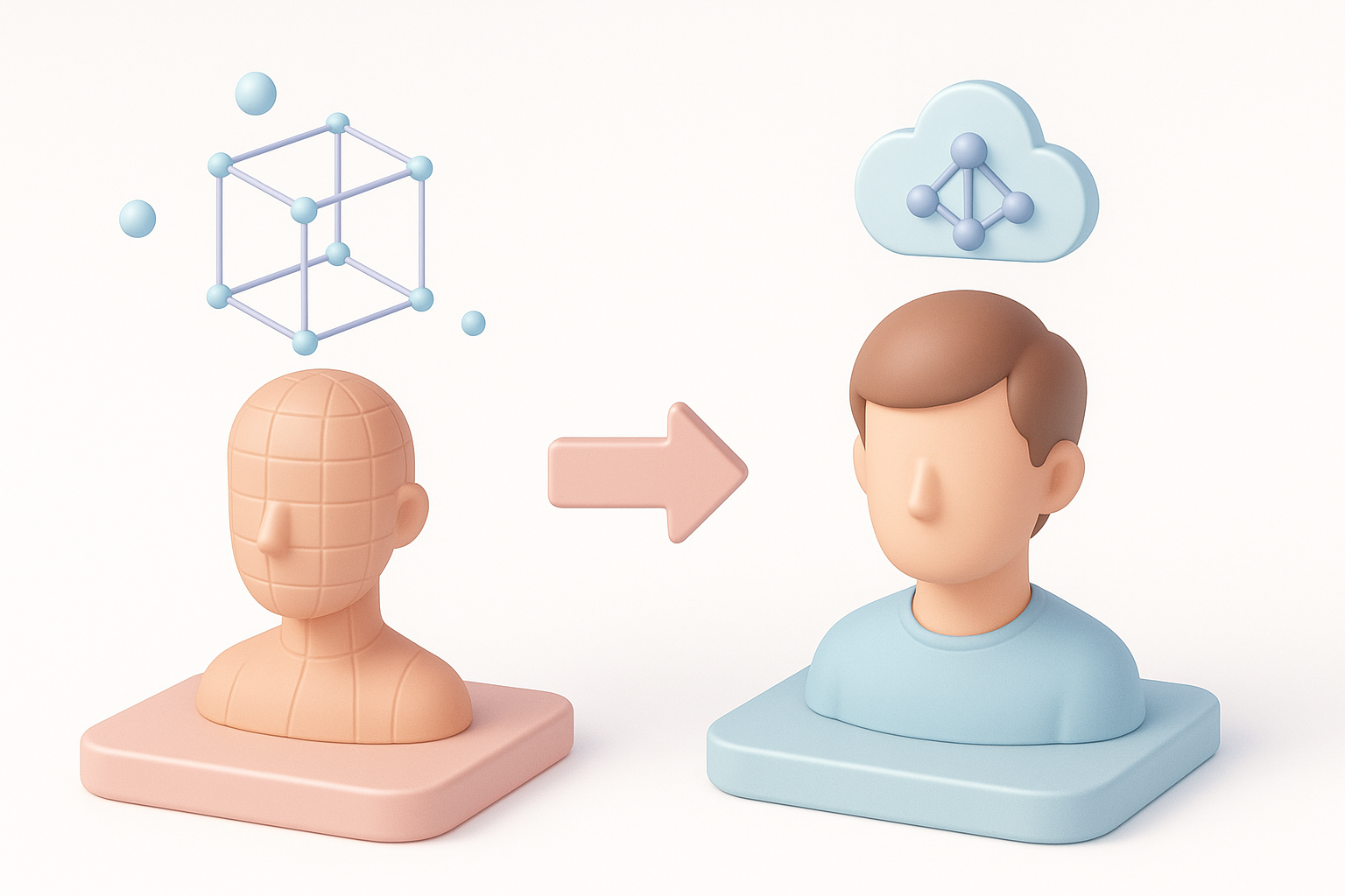 Comparing AI-Driven and Traditional 3D Modeling Methods illustration