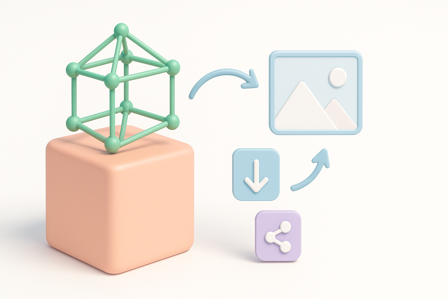 Exporting, Sharing, and Integrating Fab 3D Models illustration