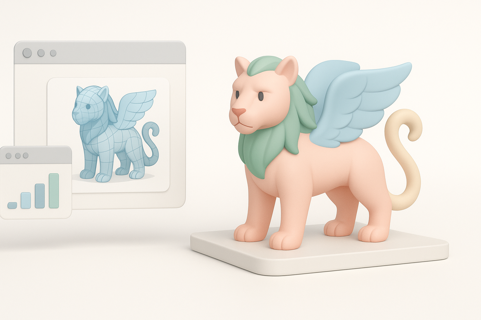 什么是 Falin Chimera 3D 模型？插图