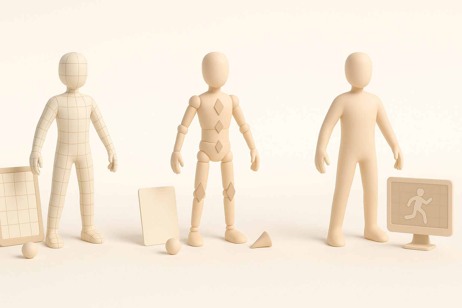 Retopology, Rigging, and Animation Prep illustration