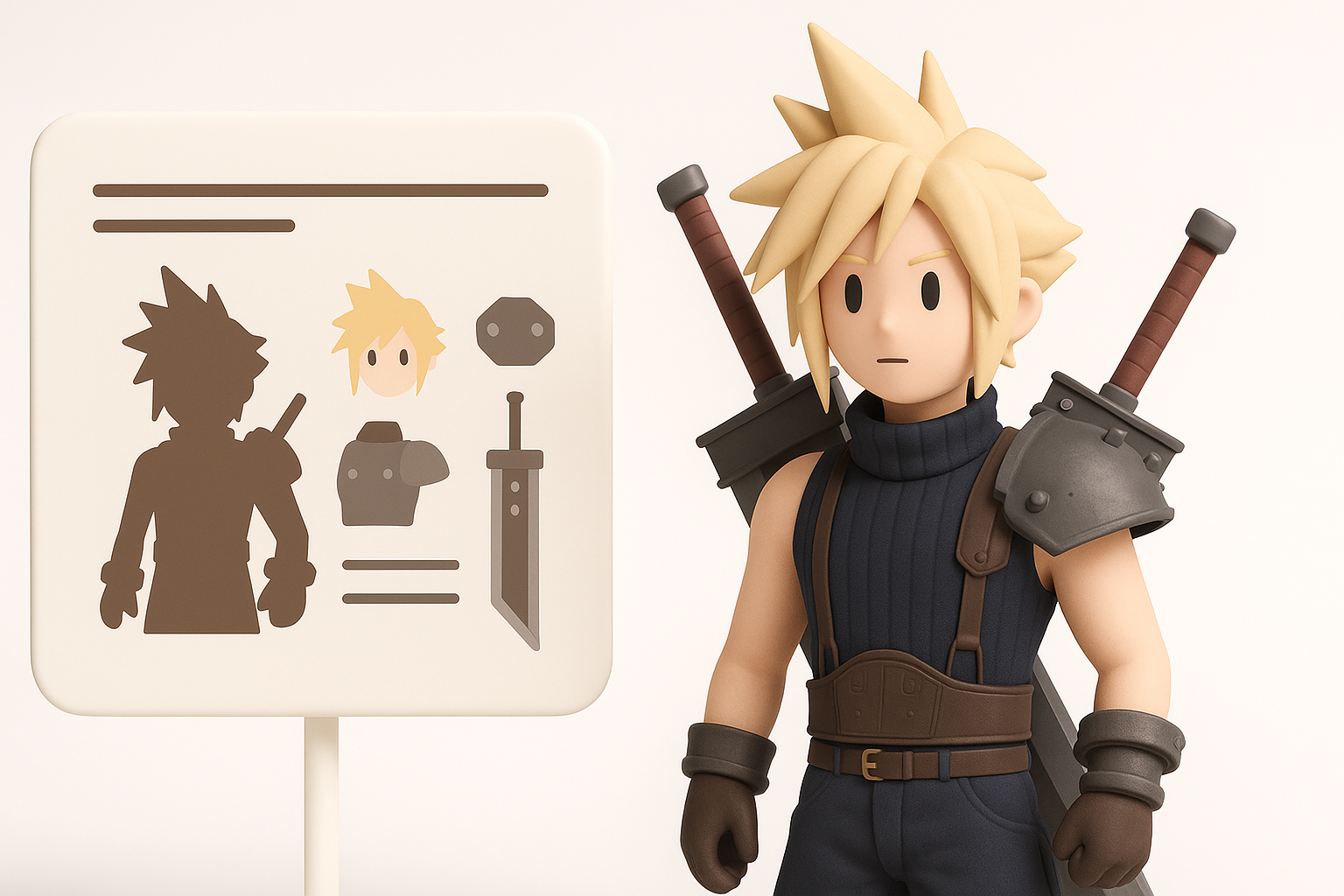 Understanding Final Fantasy 7 Rebirth Character Design illustration