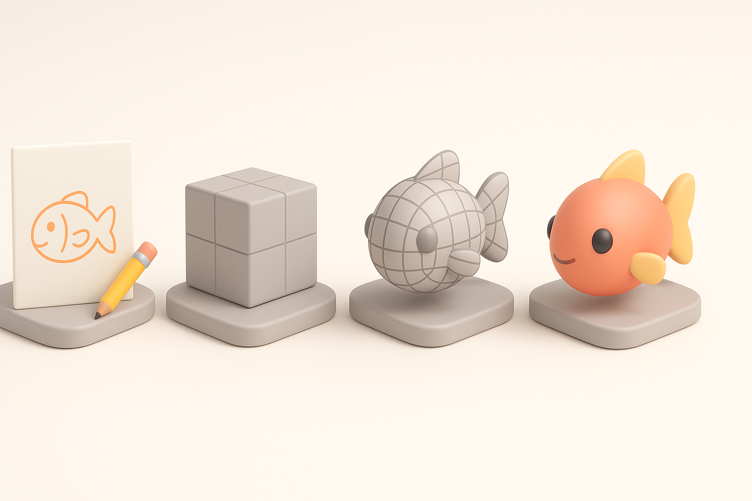Step-by-Step Guide: My Fisch Roblox 3D Modeling Workflow illustration