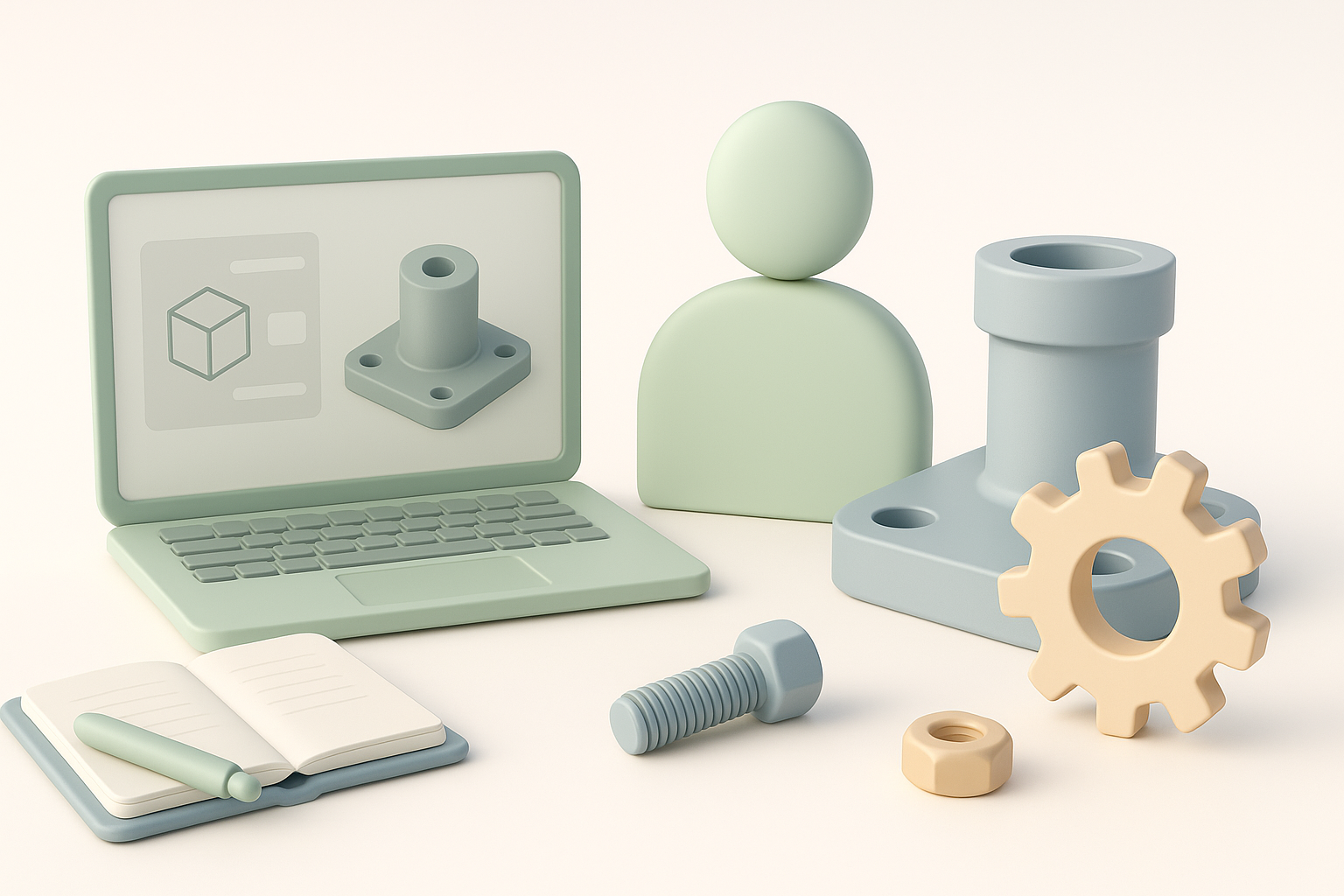 Understanding Mechanical Engineering 3D Model Needs on Fiverr illustration