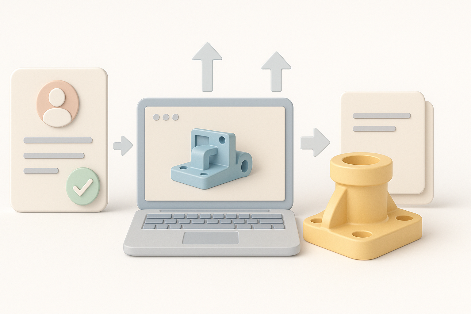 My Step-by-Step Process for Delivering 3D Models on Fiverr illustration