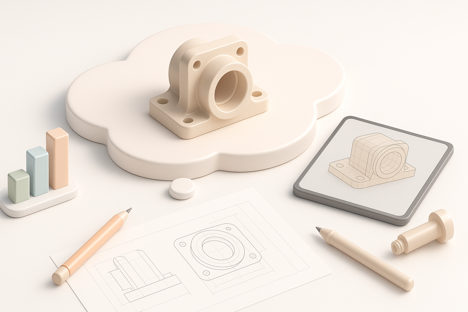 Best Practices for High-Quality Mechanical 3D Models illustration