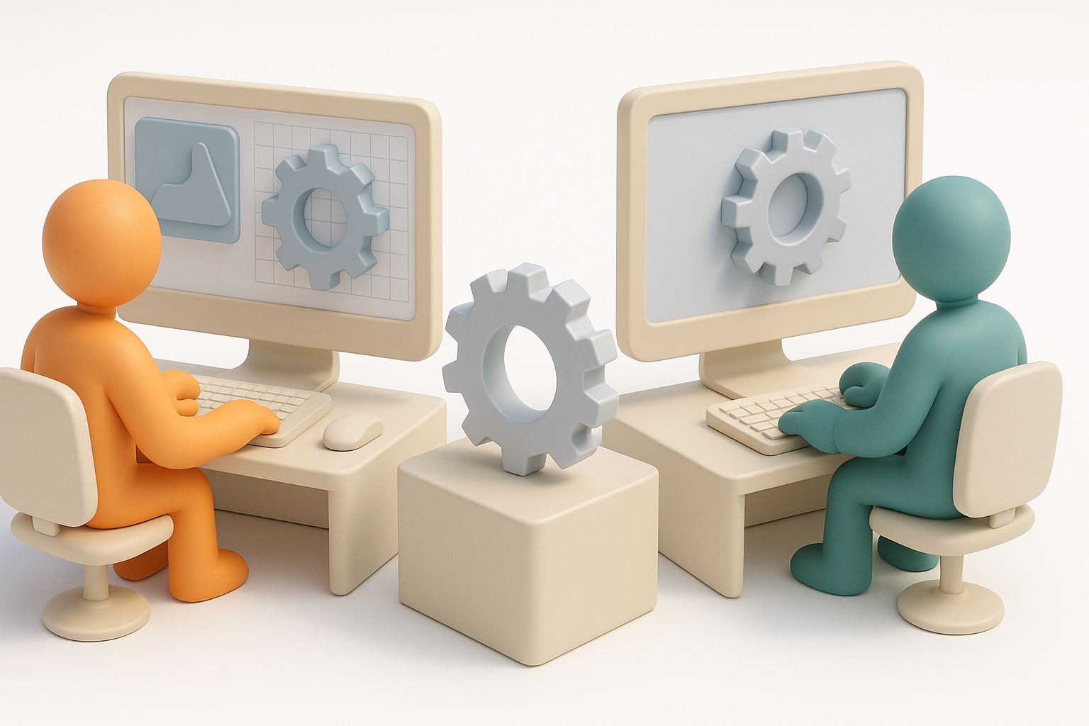 Comparing AI-Powered and Traditional 3D Modeling Workflows illustration