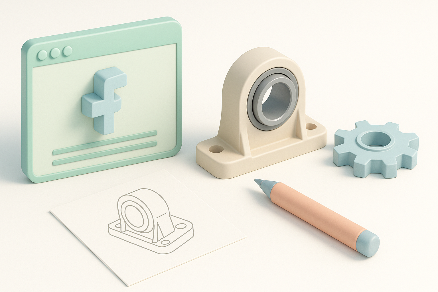 Tips for Standing Out as a Mechanical 3D Modeler on Fiverr illustration