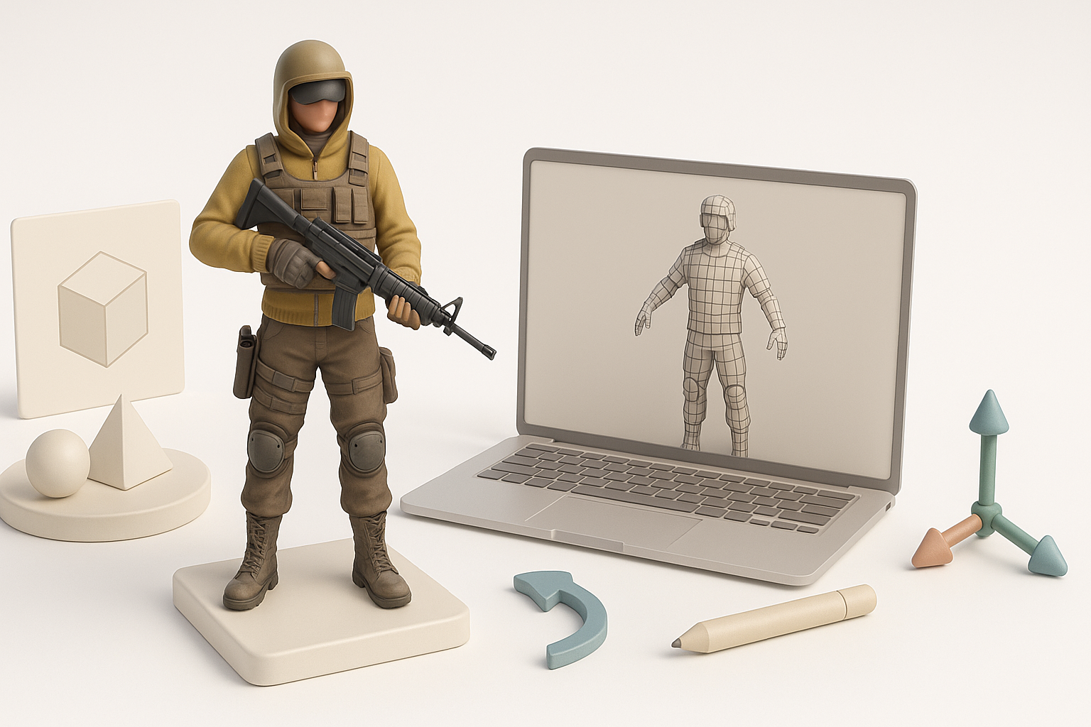 了解 Free Fire 3D 模型插图