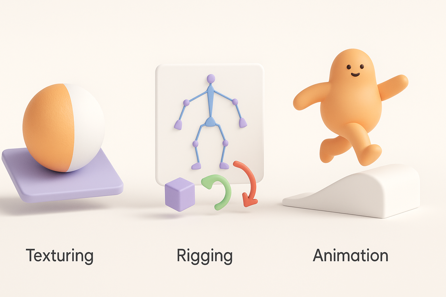 Texturing, Rigging, and Animation Insights illustration