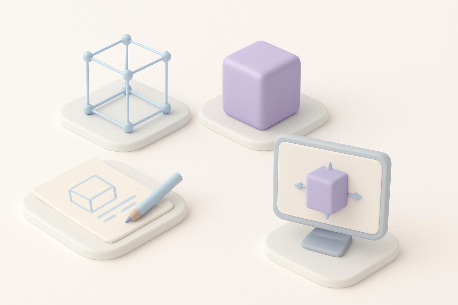 My Step-by-Step Workflow for 3D Model Creation illustration