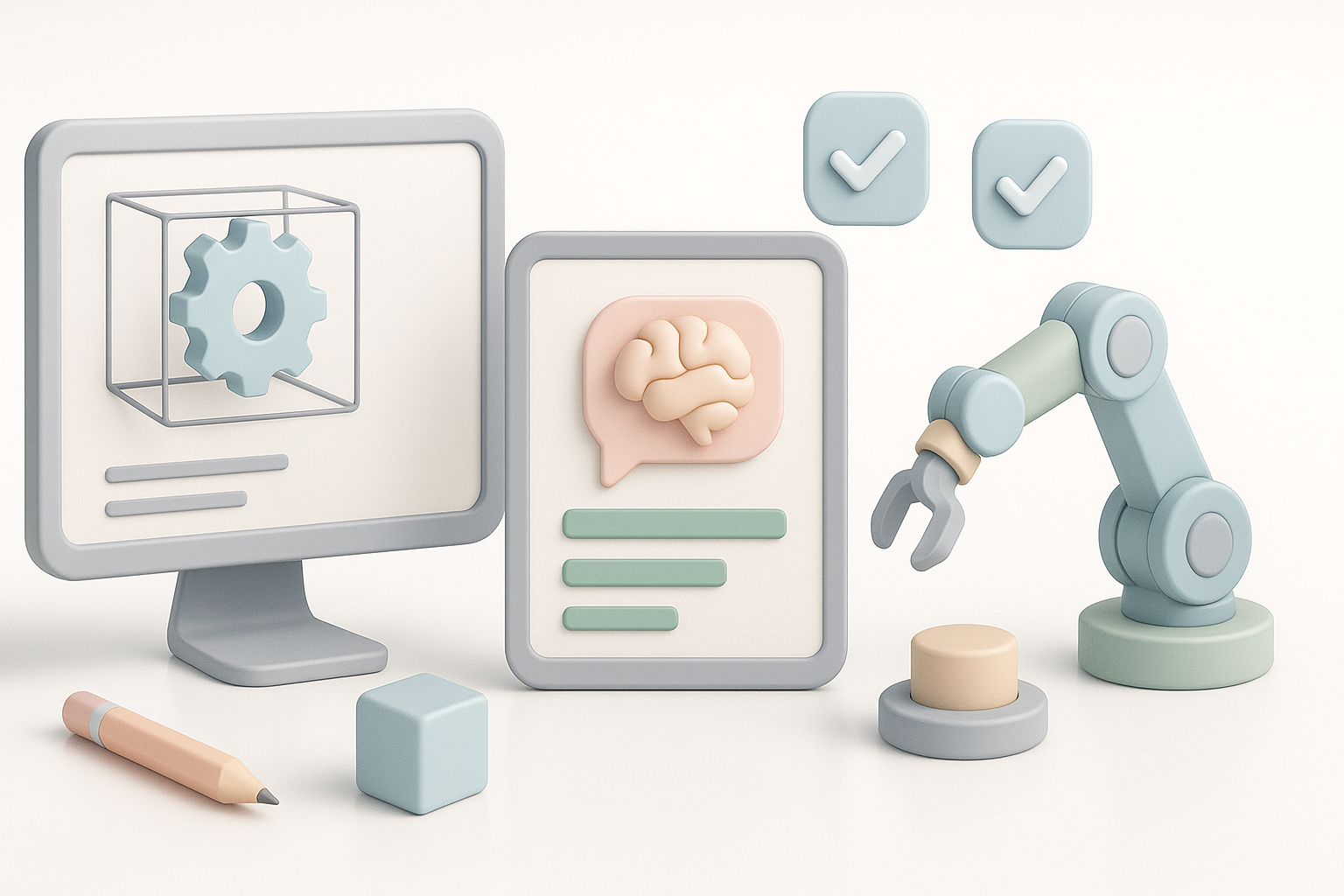 借助 AI 工具优化 3D 工作流程配图
