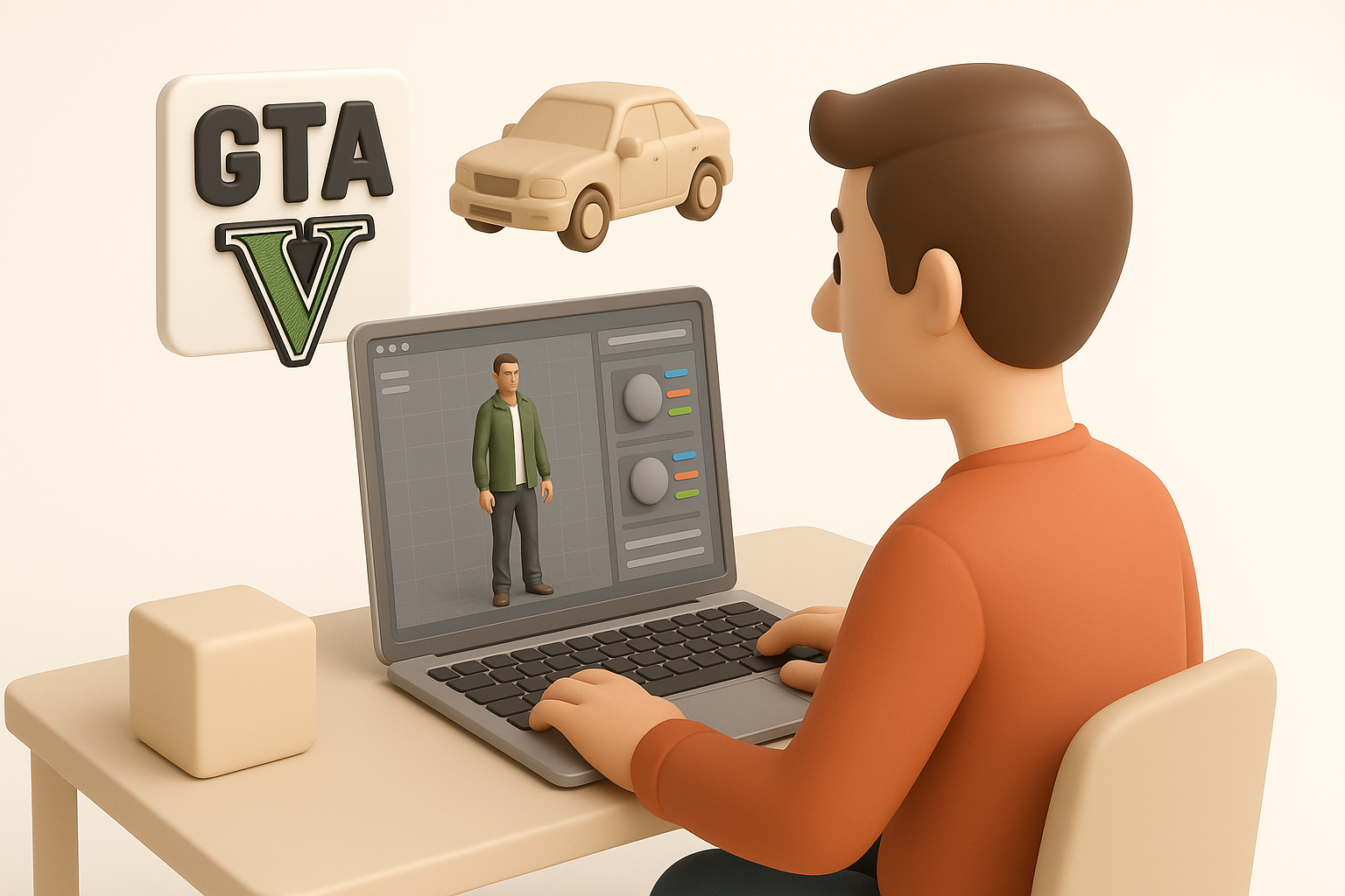 我是如何寻找和准备 GTA 5 3D模型的插图