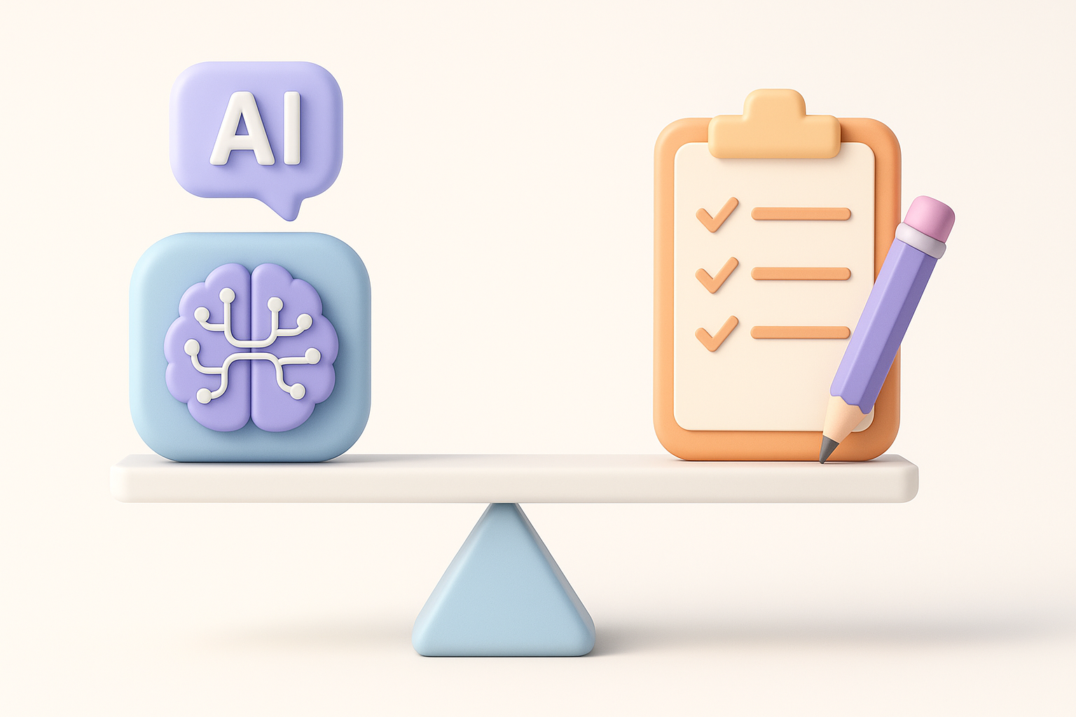 Comparing AI Tools and Traditional Methods illustration