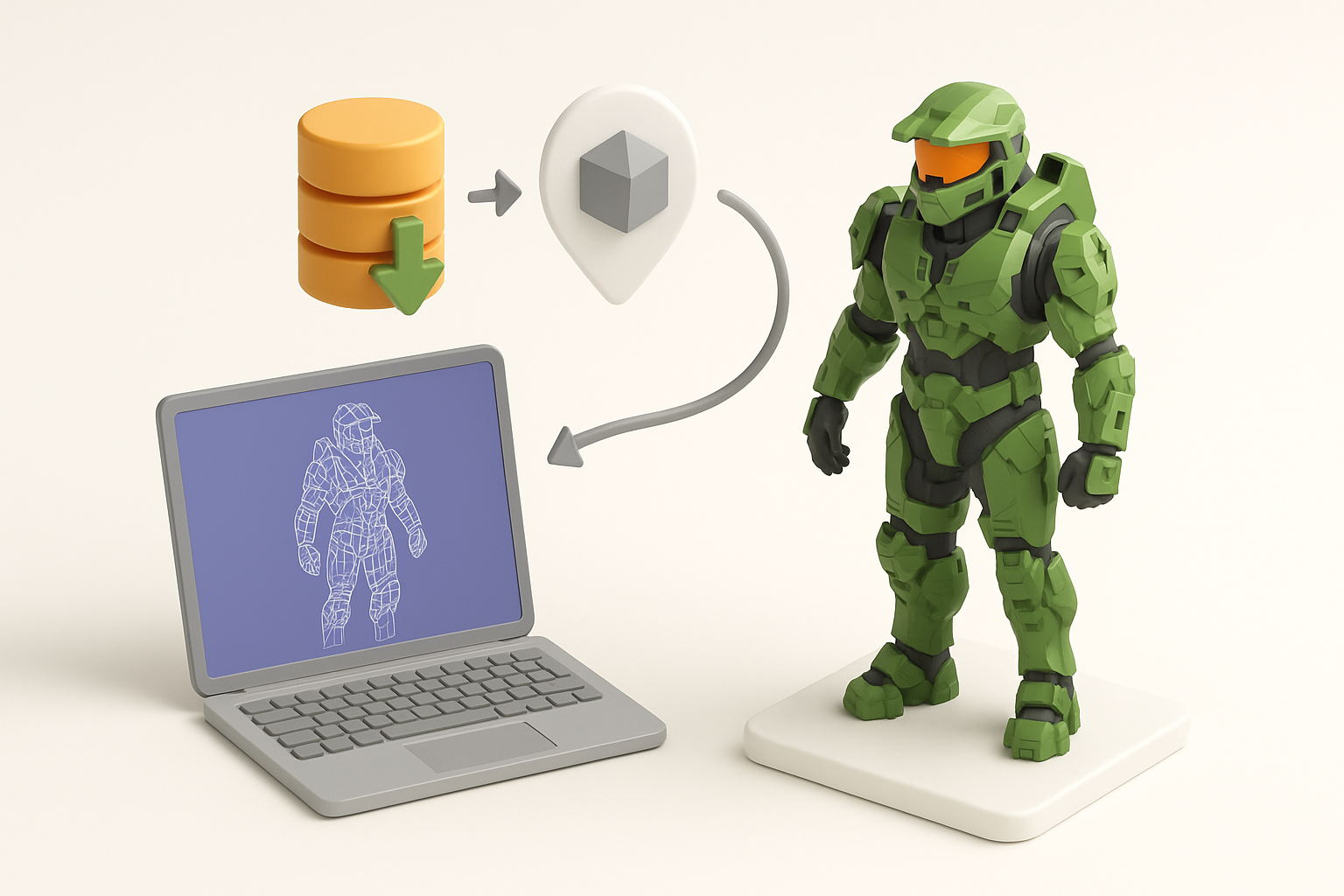 How I Source and Prepare Halo Infinite 3D Models illustration