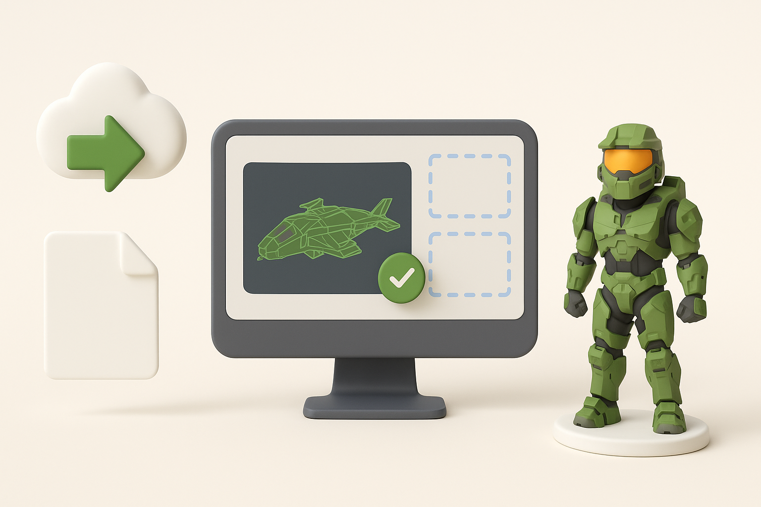 My Workflow: Importing and Optimizing Halo Infinite Assets illustration