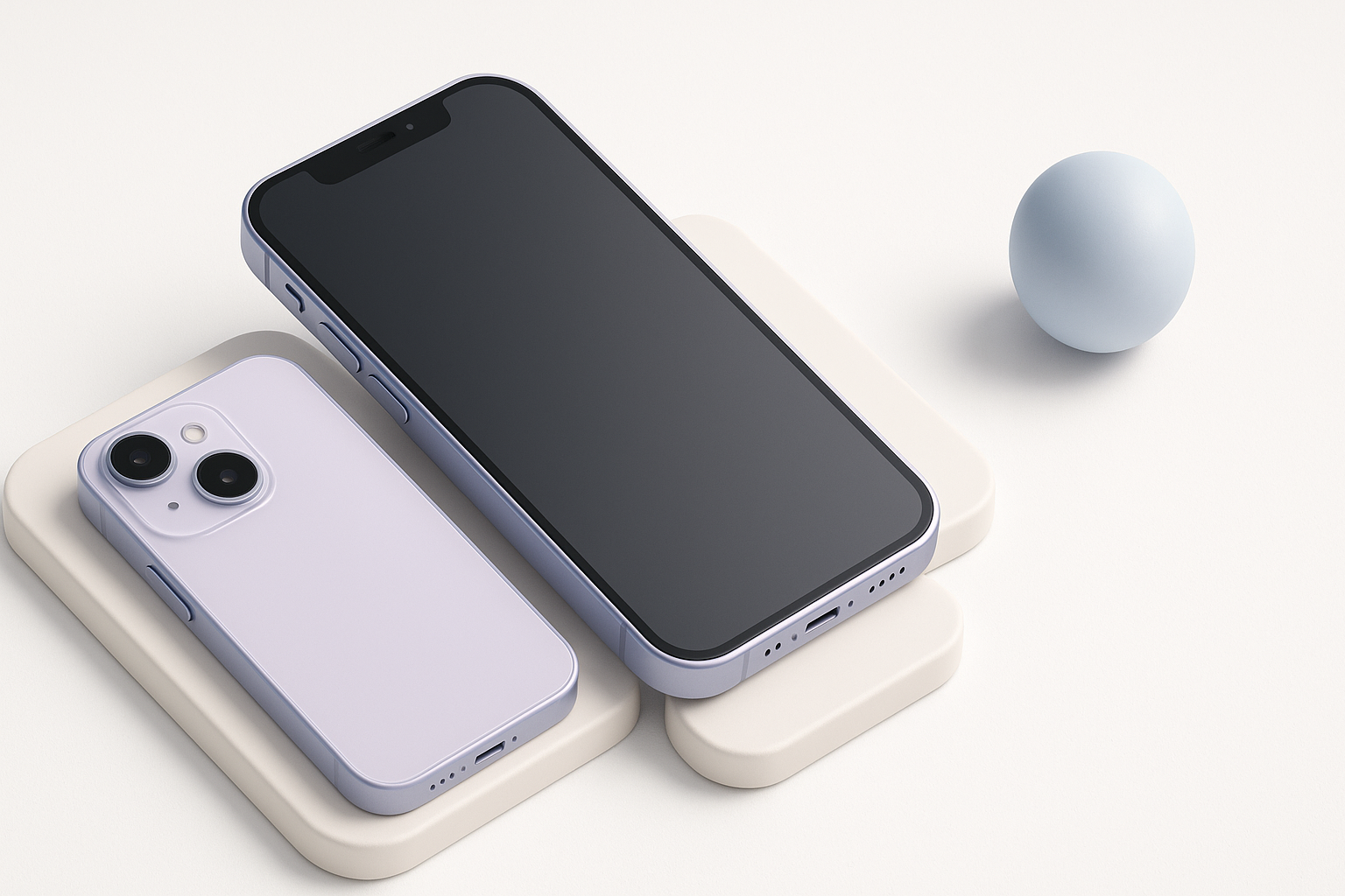 iPhone 3Dモデリングの重要ポイントのイラスト