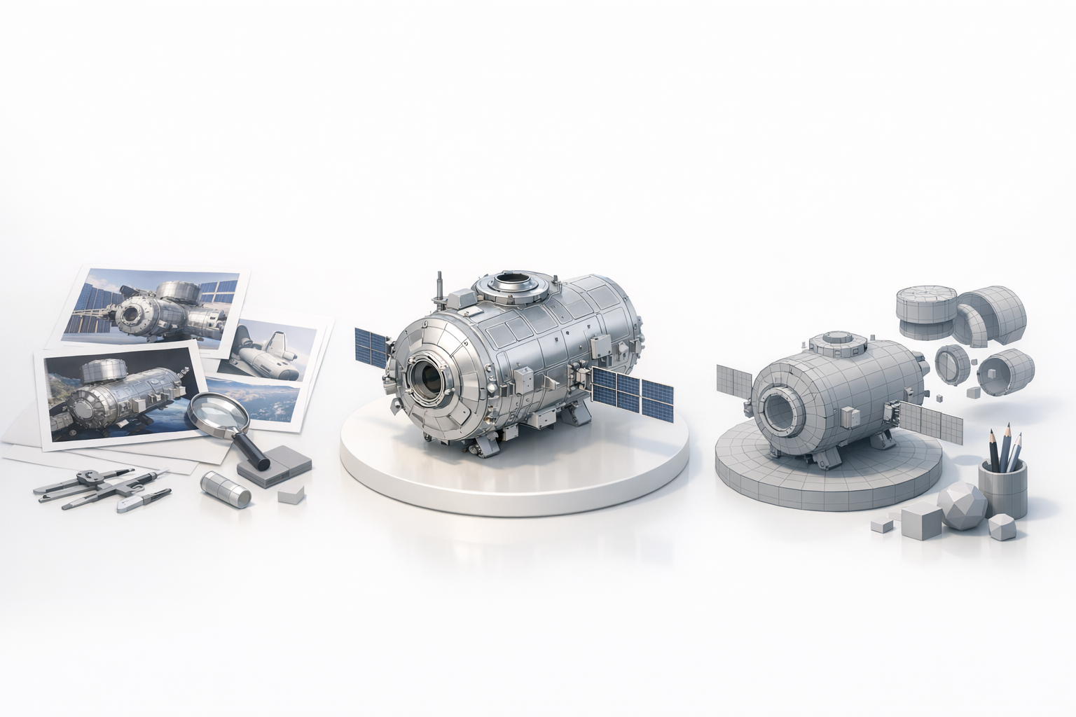 Creating a Production-Ready ISS Pod 3D Model: Expert Workflow