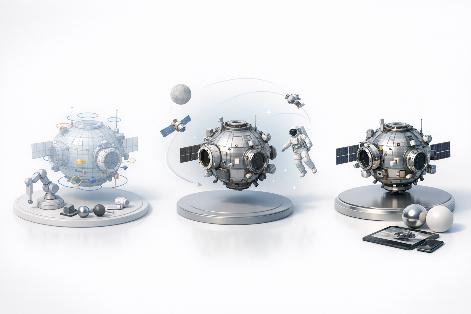 Projection Pod Model Creating a Production-Ready ISS Pod 3D Model: Expert Workflow