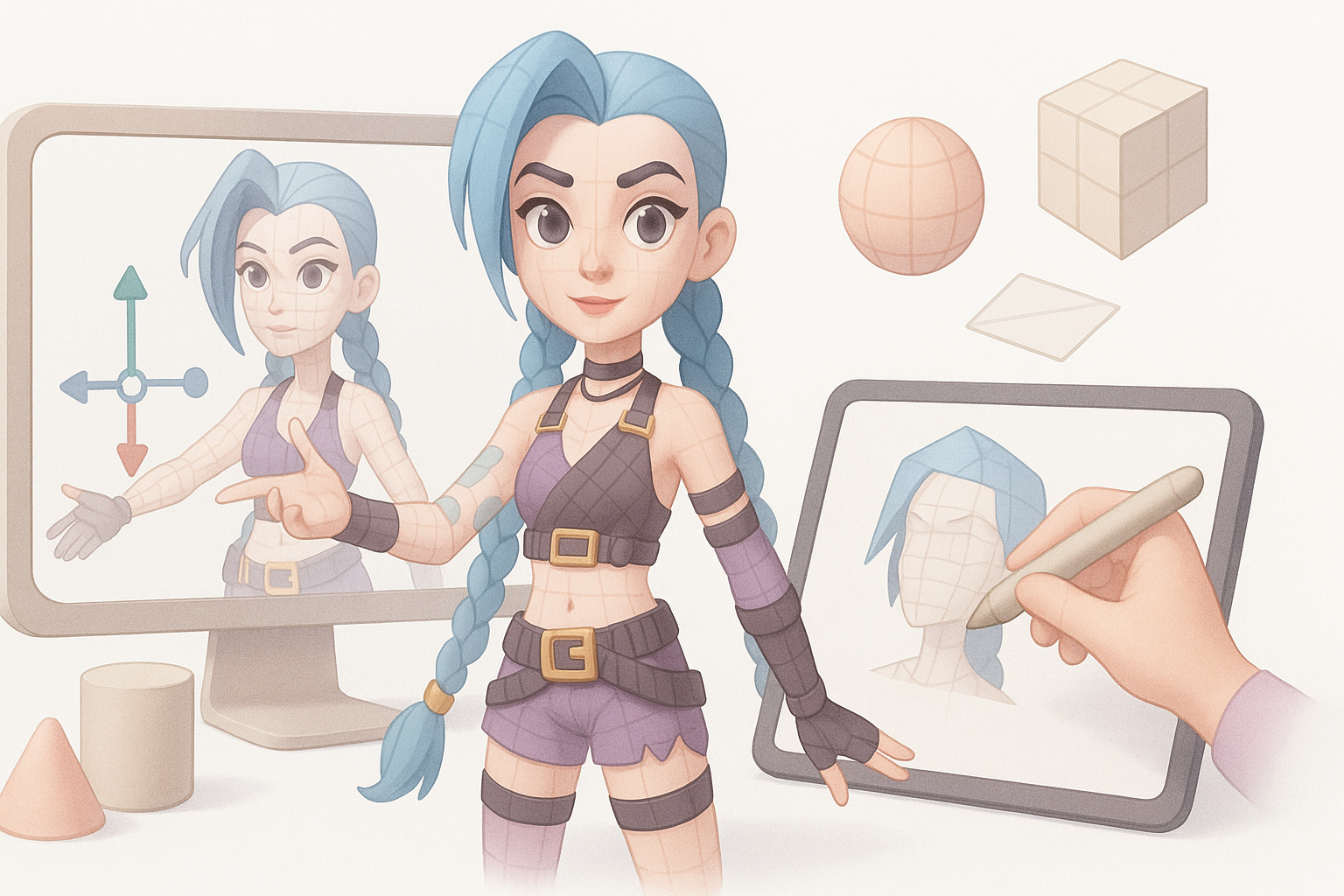 Jinx 建模技巧示意图