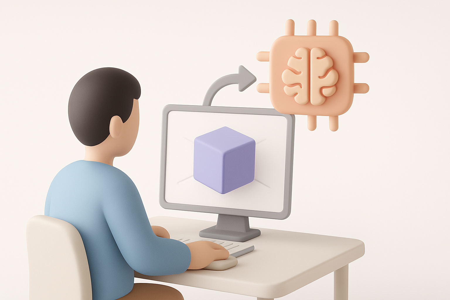Leveraging AI Tools for Rapid 3D Model Generation illustration