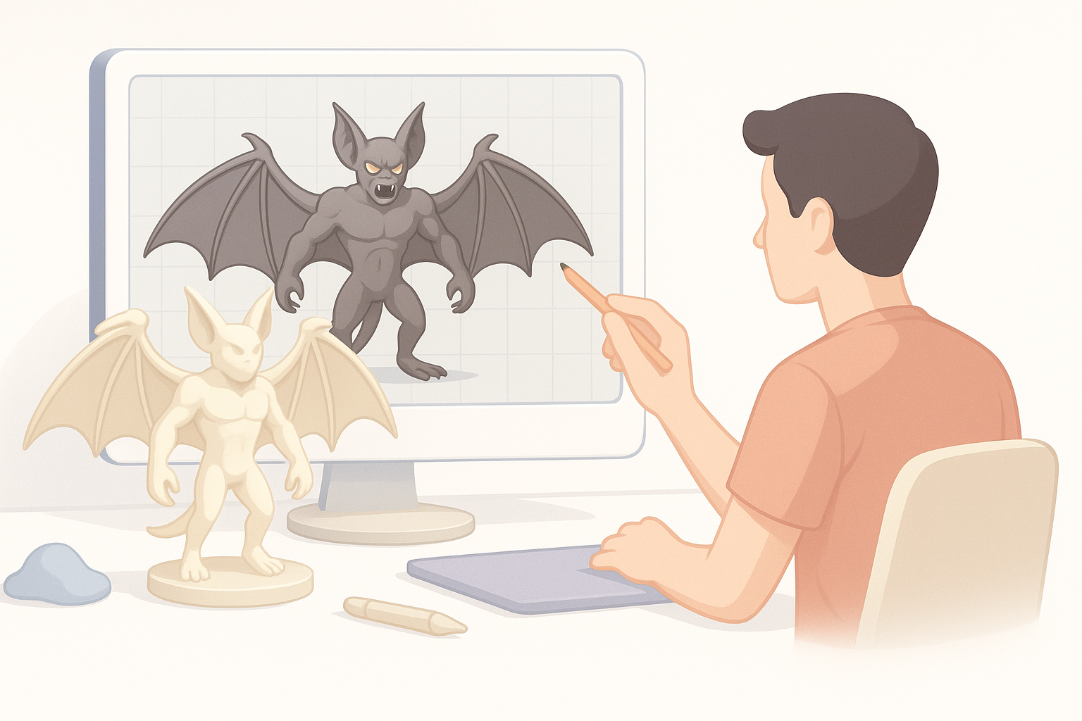 Planning and Preparing for 3D Modeling illustration