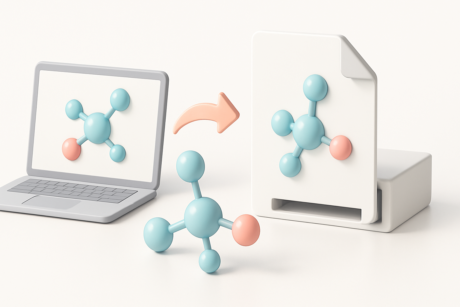 分子模型导出与集成插图