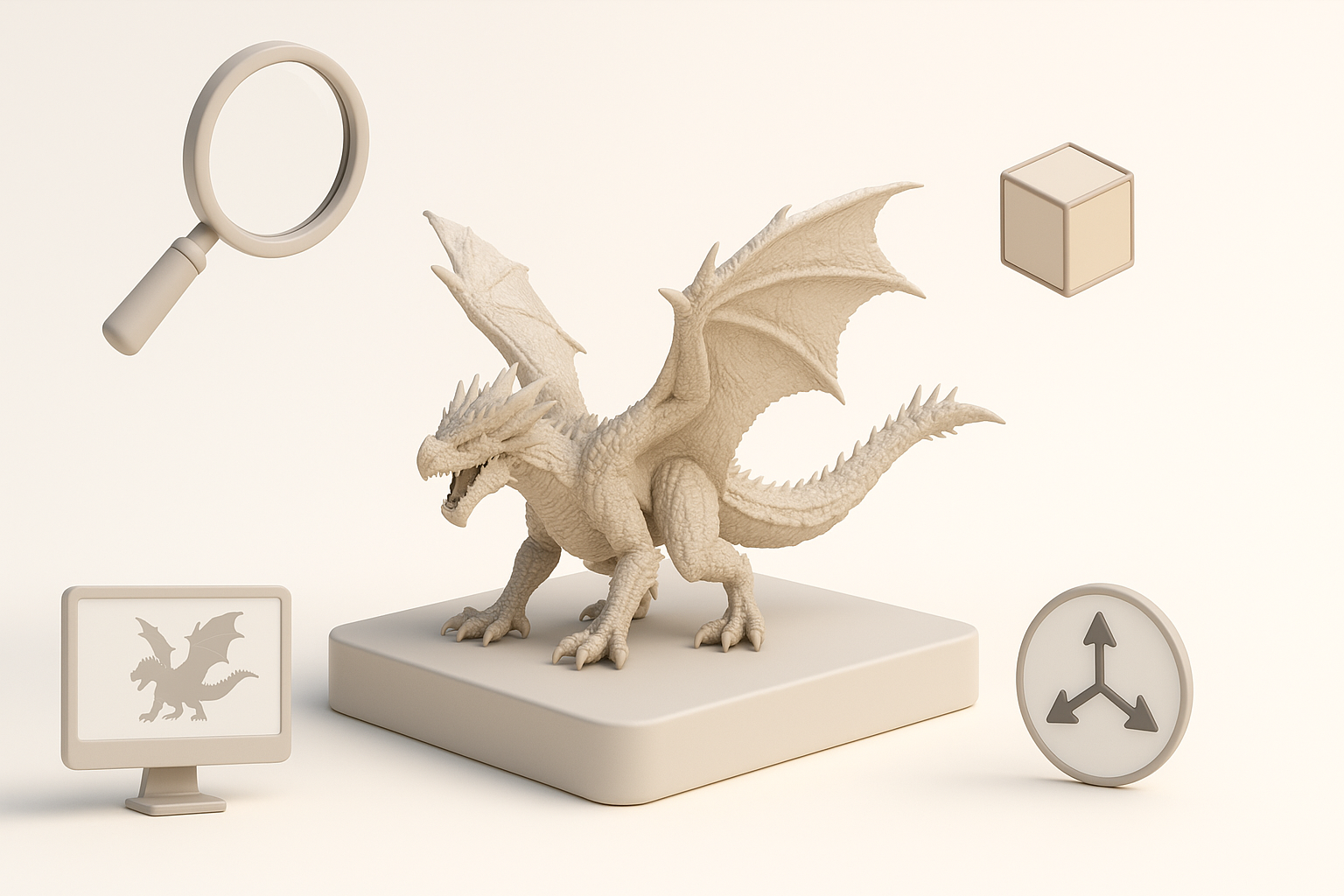 了解怪物猎人:世界 3D 模型示意图