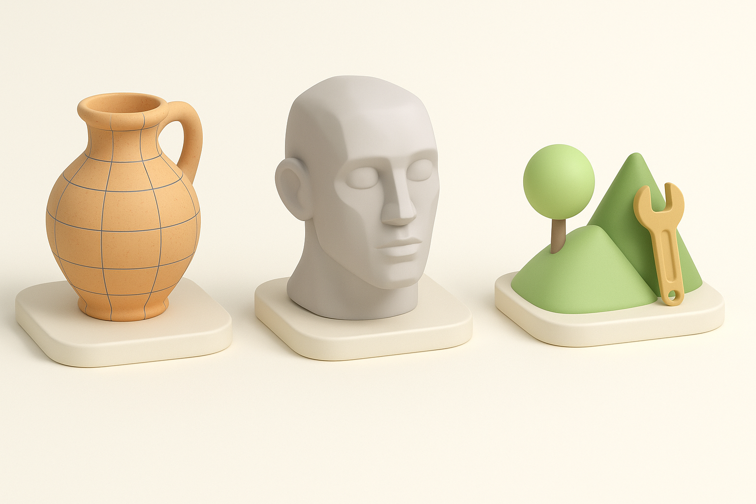 贴图、Retopology 与优化最佳实践示意图