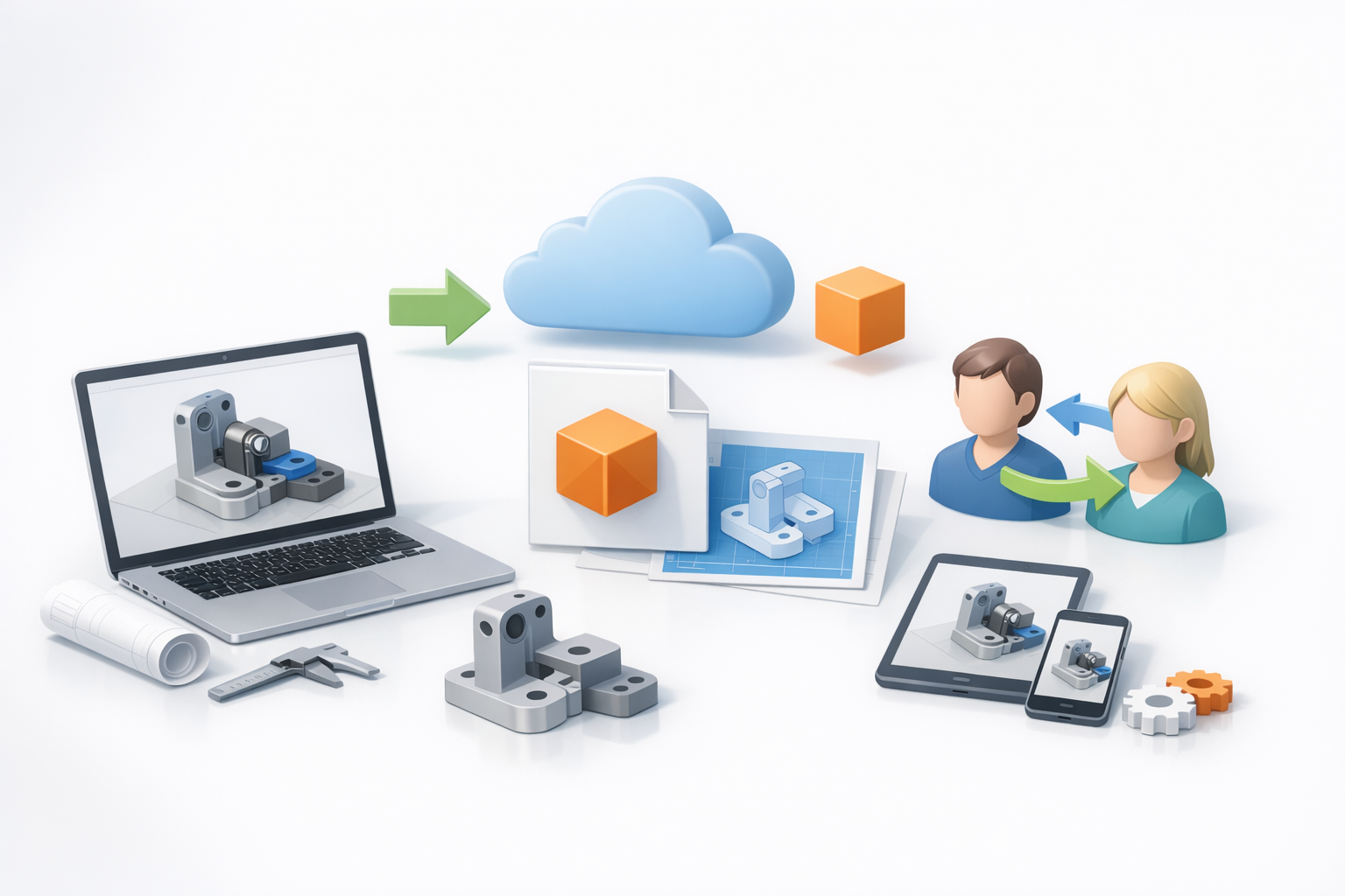 Exporting, Sharing, and Using Onshape Models illustration