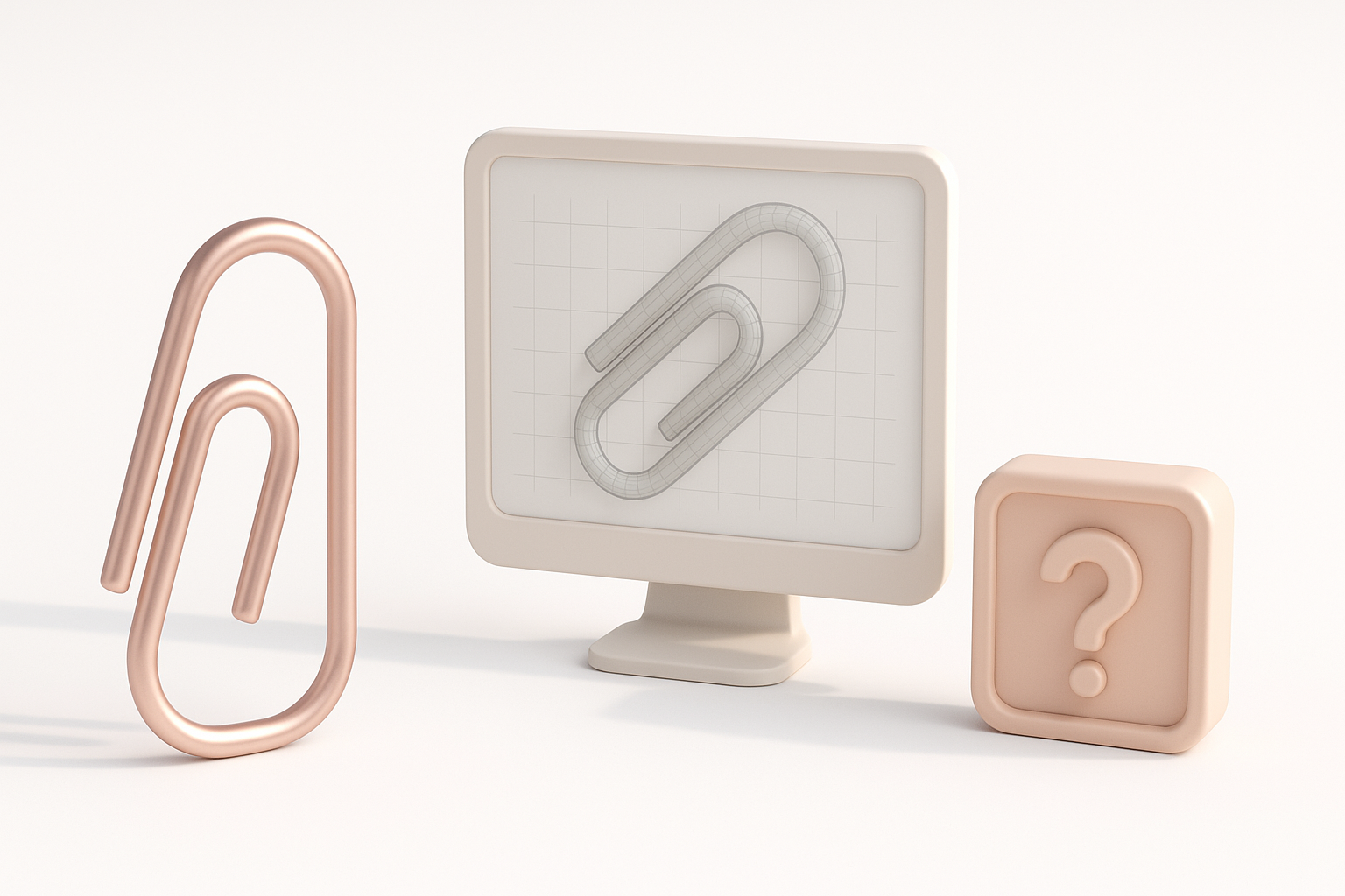 了解开口回形针3D模型应用场景示意图