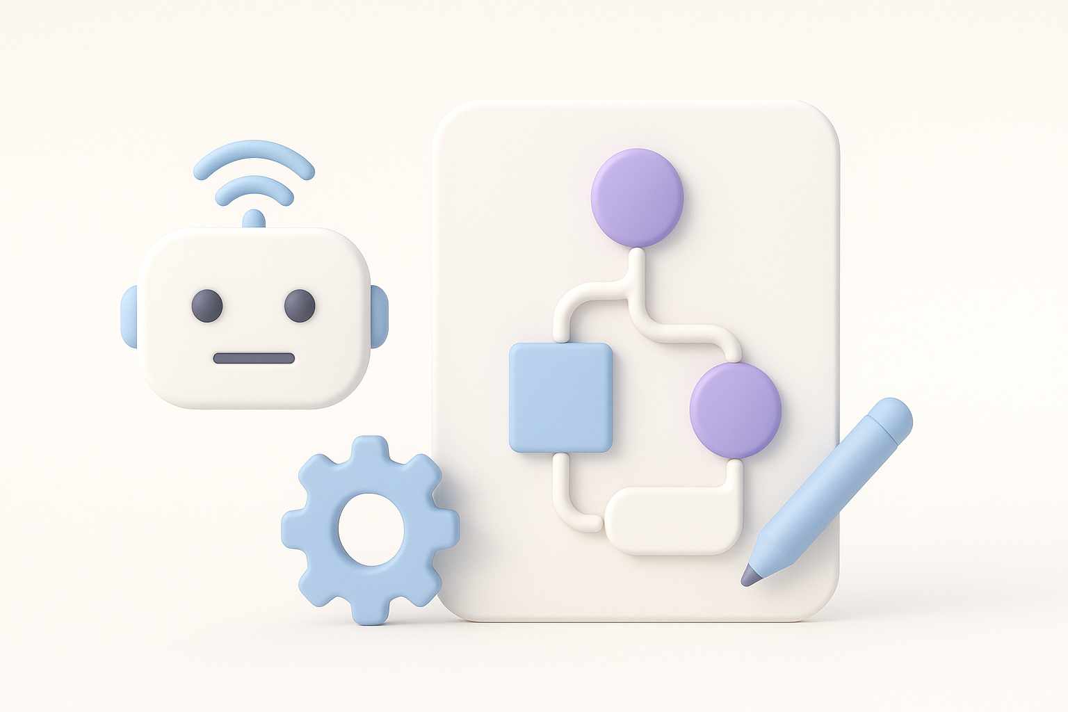 AI 工具与替代工作流程示意图