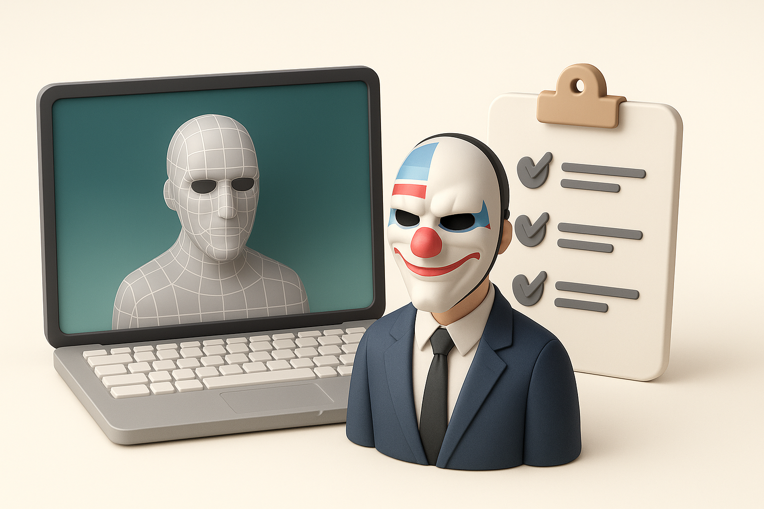 Payday 3 3D 模型制作要求示意图