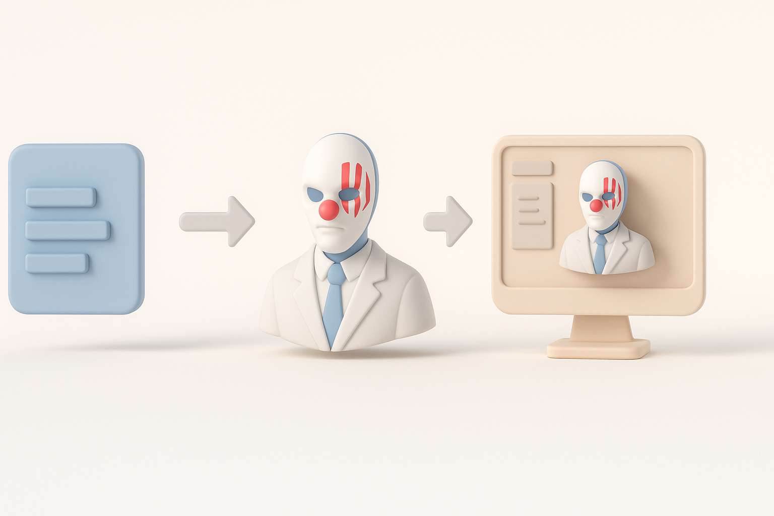 Payday 3 3D 模型制作完整流程示意图