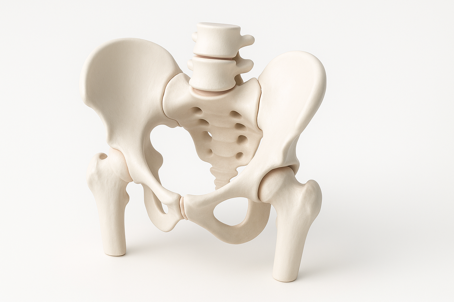 Ilustración sobre optimización de modelos de pelvis para uso en producción