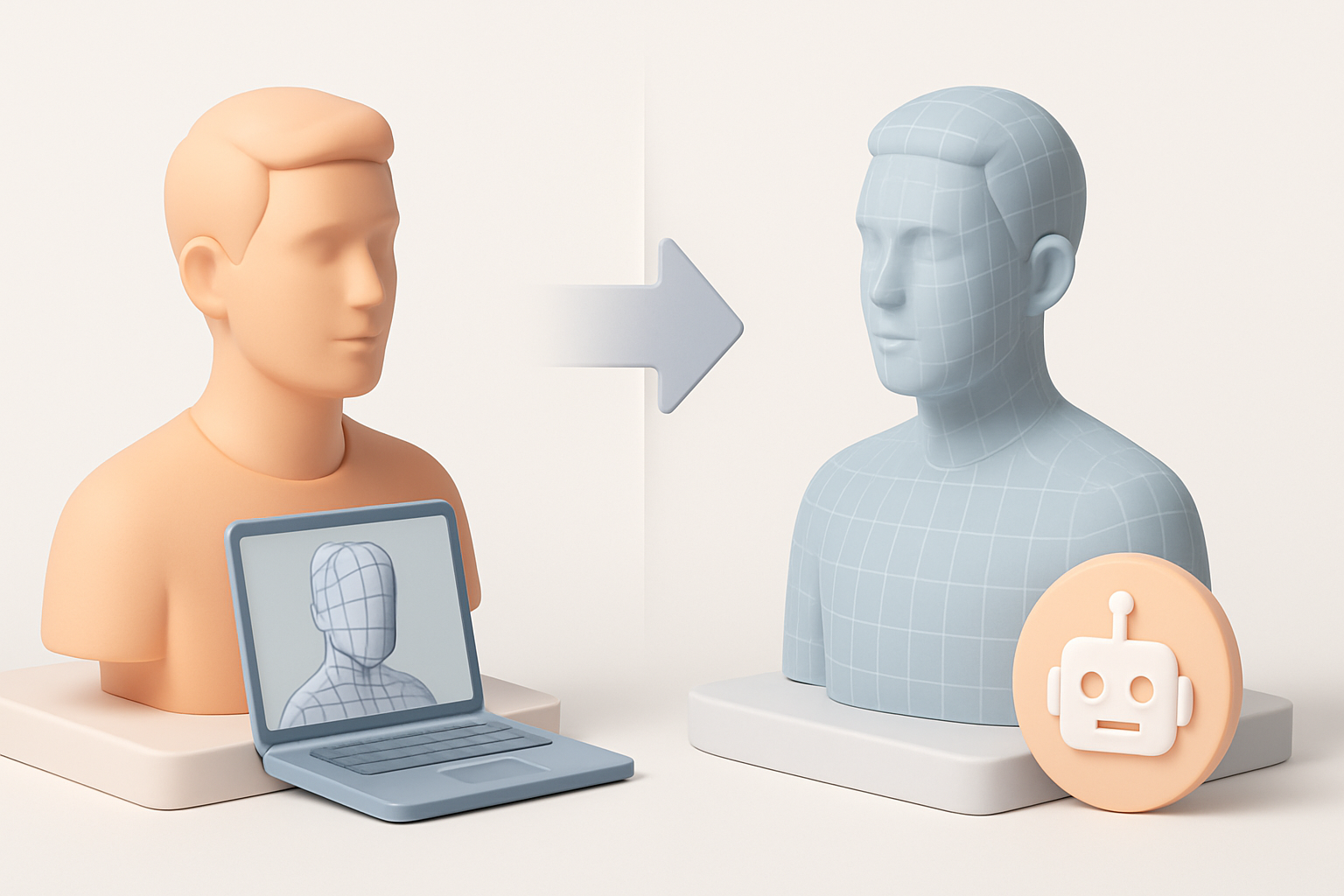 Comparing AI-Powered and Traditional 3D Modeling Methods illustration