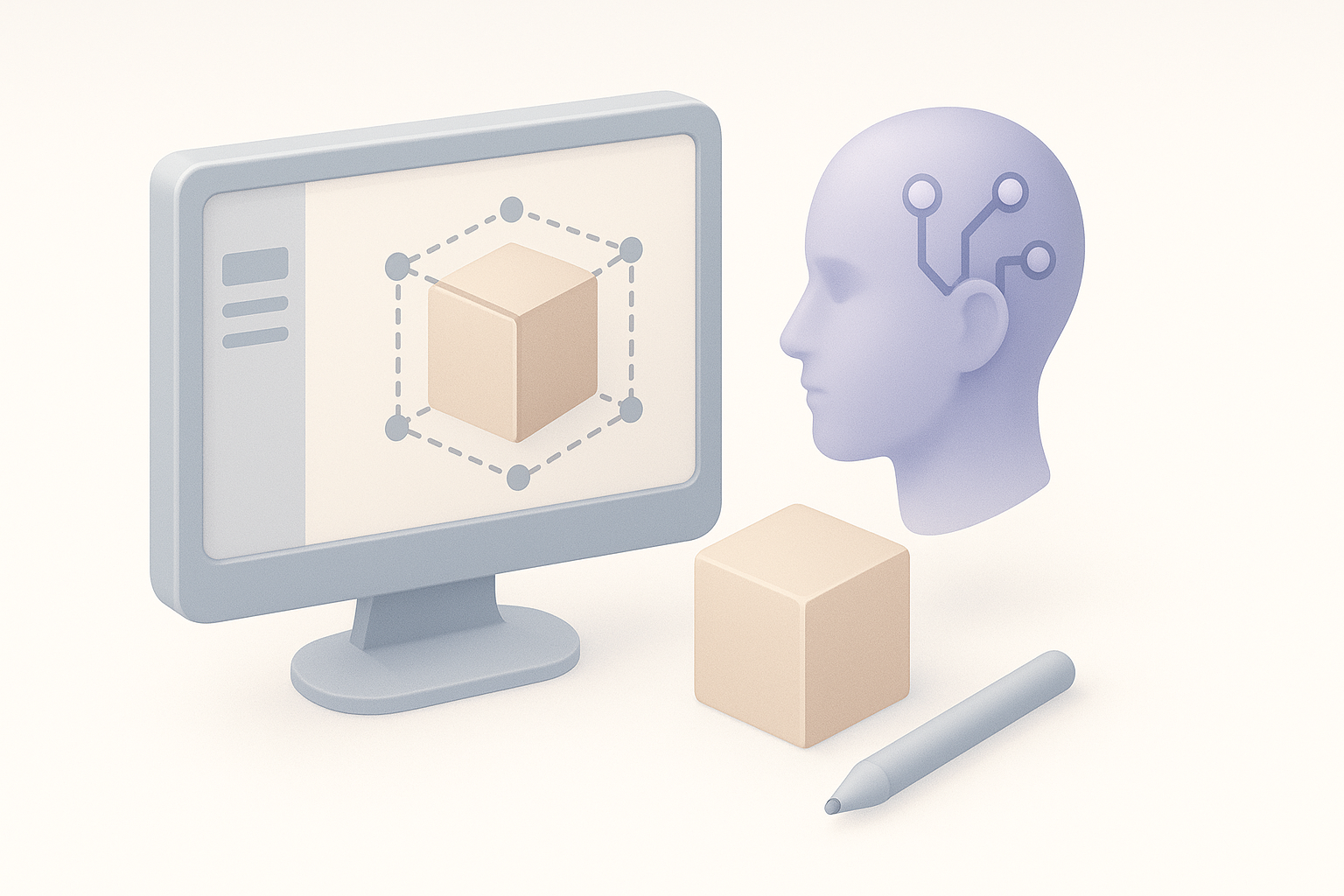 借助AI工具加速3D创作流程配图