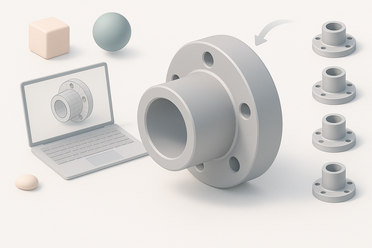 分步指南:创建生产级 3D 模型示意图