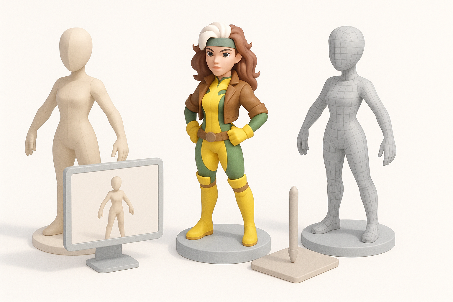 Modeling Rogue: My Step-by-Step Workflow illustration