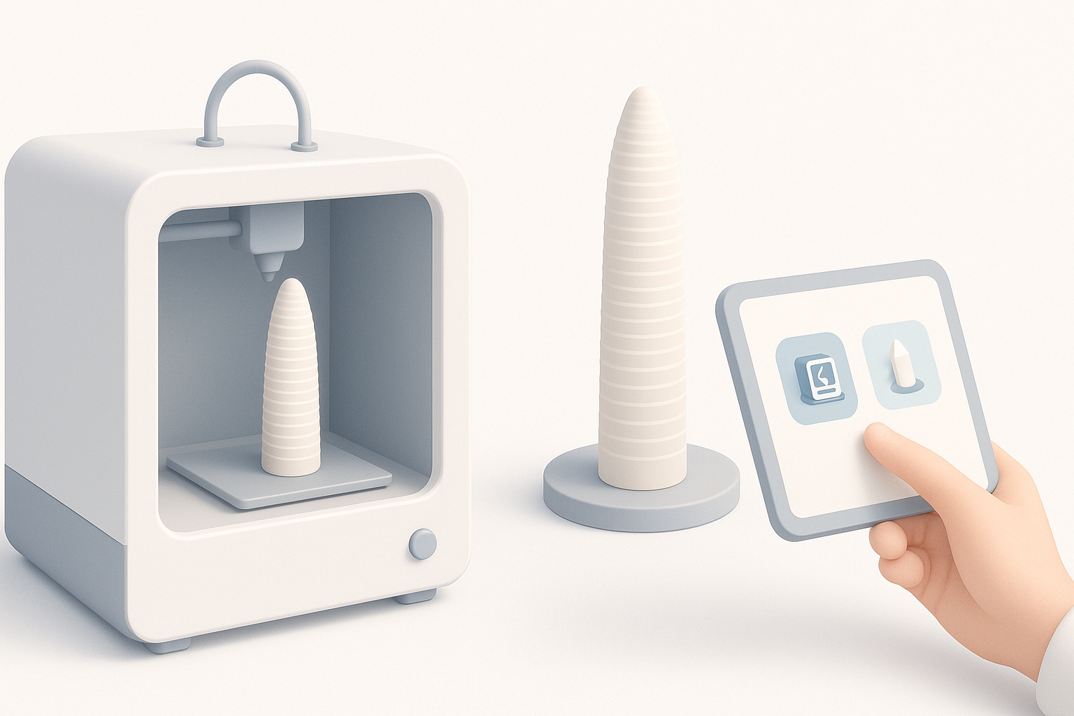 选择合适的3D打印方式示意图