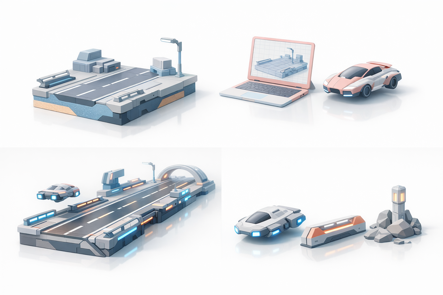 Executive Summary: Key Takeaways for Sci-Fi Road Modeling illustration