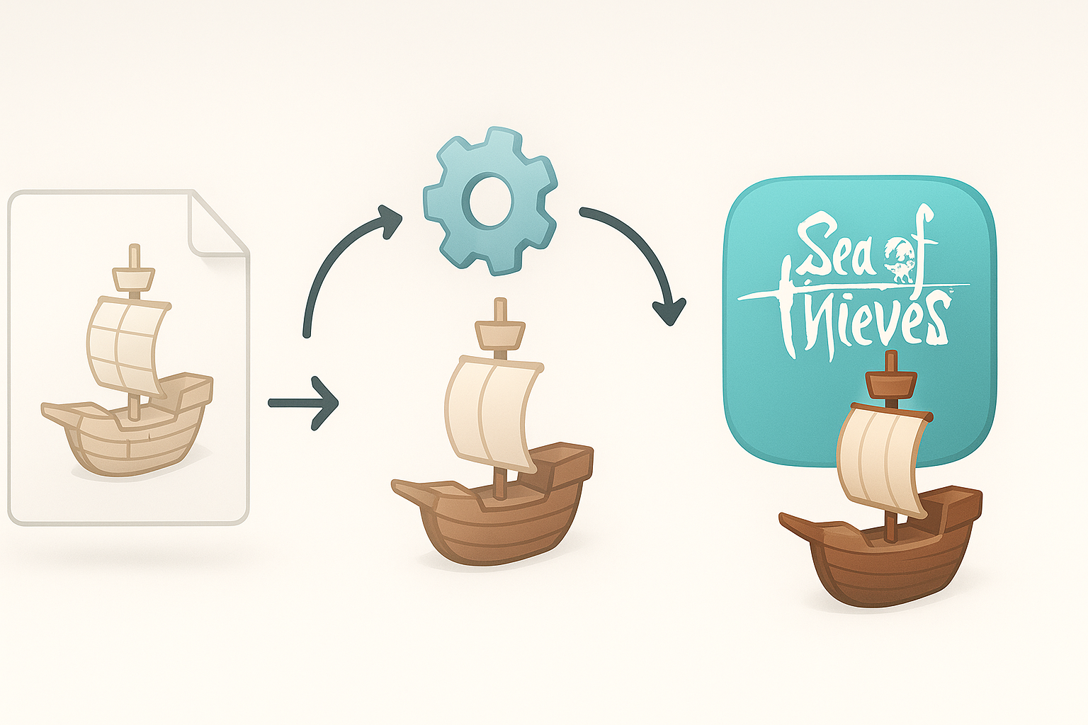 Exporting, Optimizing, and Importing Models into Sea of Thieves illustration