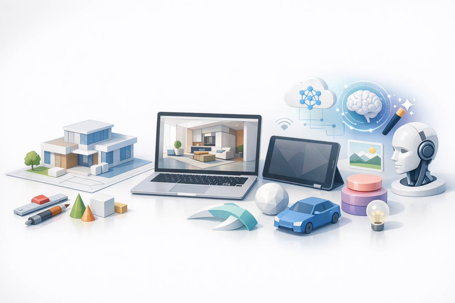 将 AI 与其他工具整合到 SketchUp 中插图