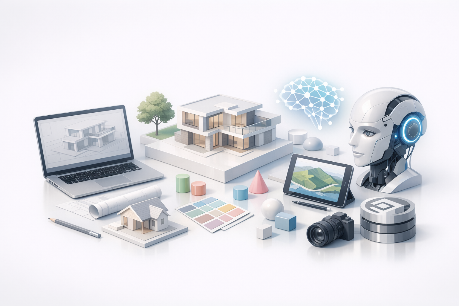 Integrating AI and Advanced Tools in SketchUp illustration