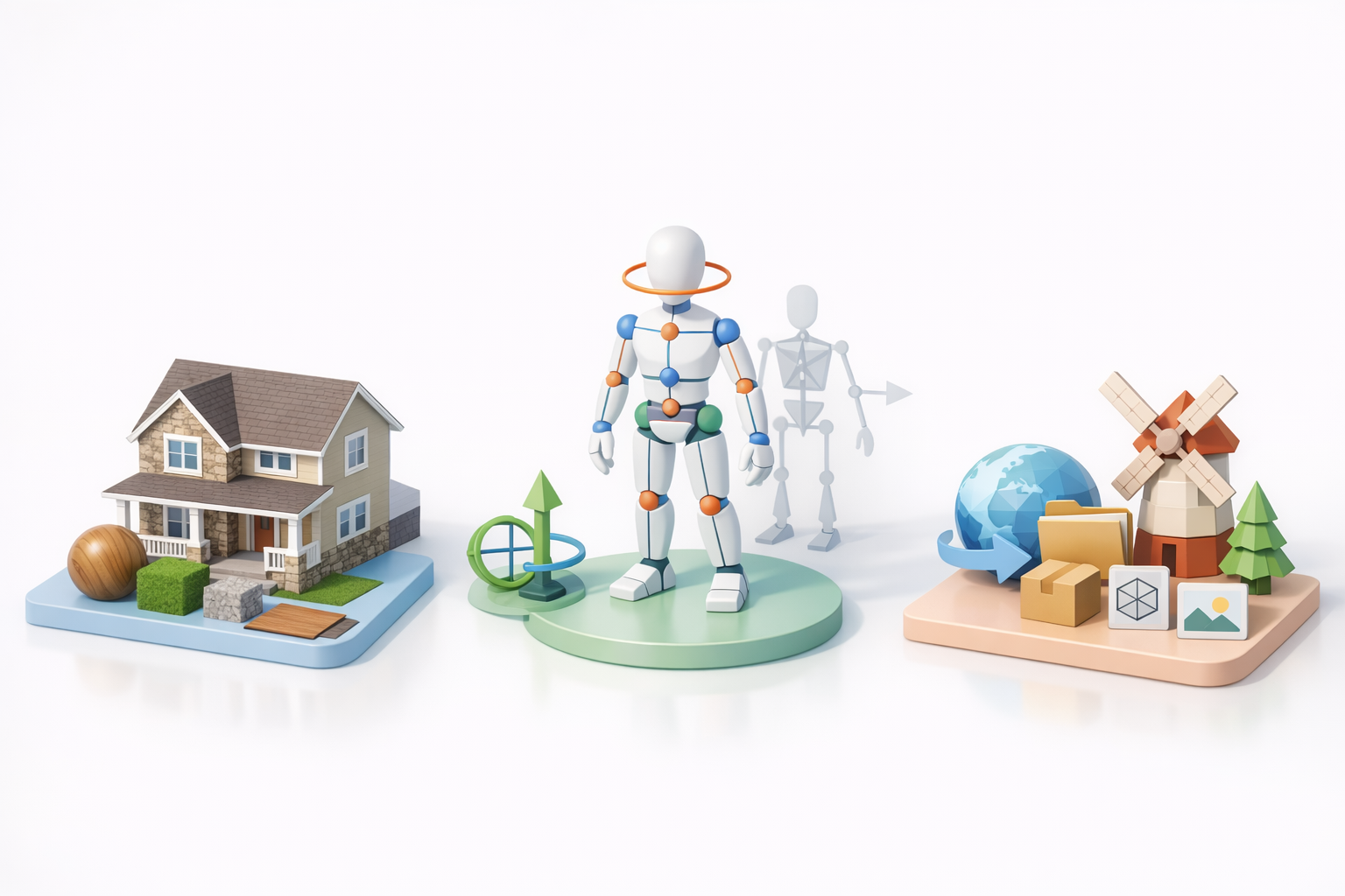 SketchUp 模型贴图、绑定与导出最佳实践示意图