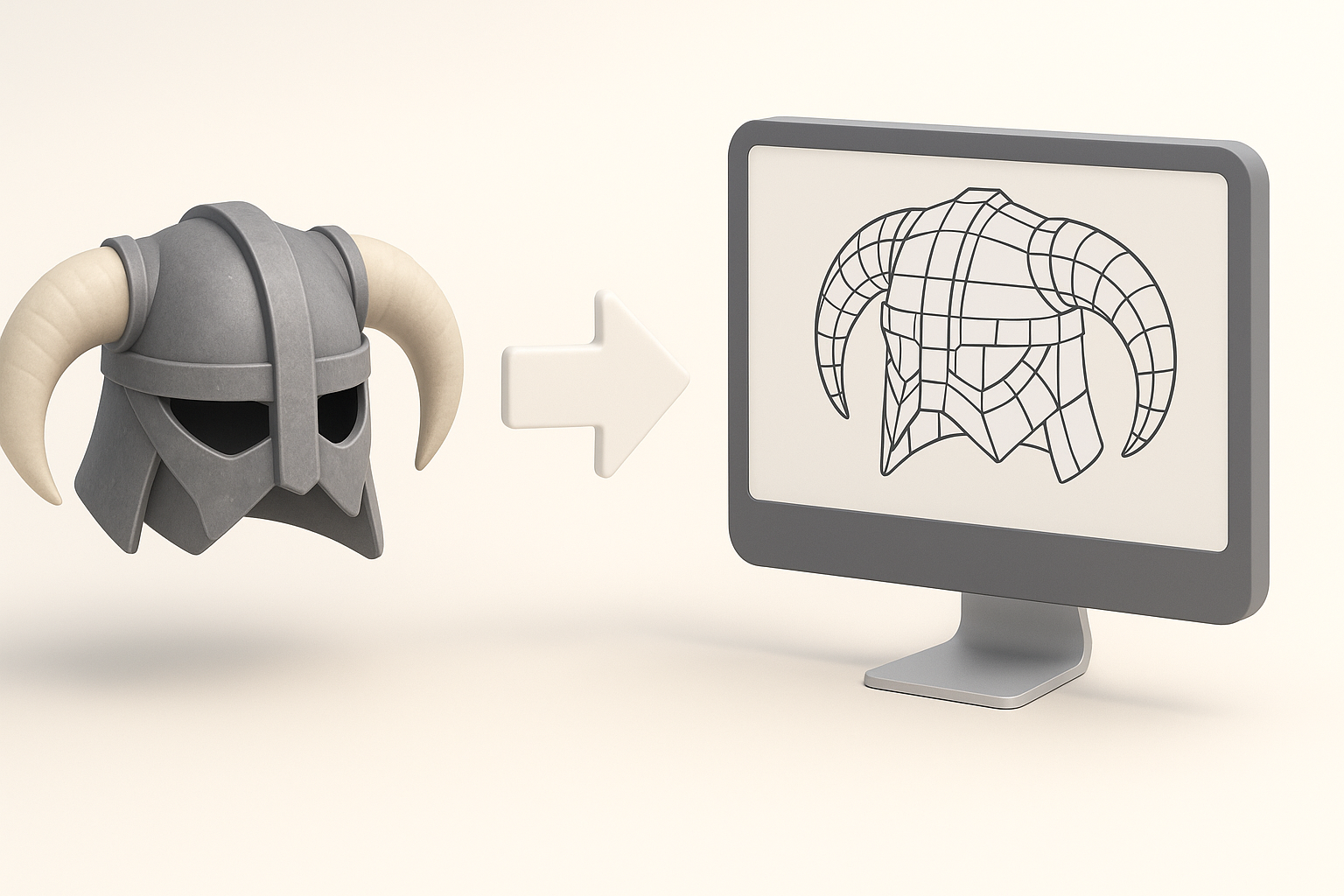 认识《上古卷轴5》3D模型示意图
