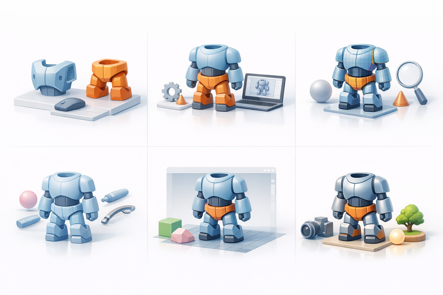 My Step-by-Step Workflow for Stitching 3D Models illustration