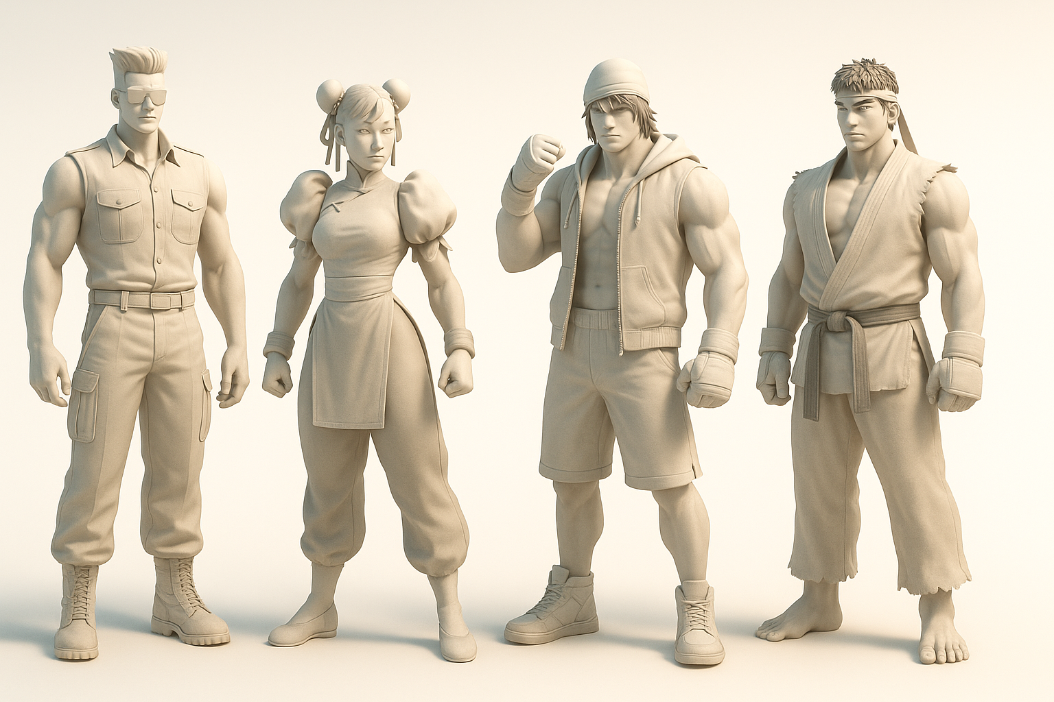 Overview of Street Fighter 6 3D Models illustration