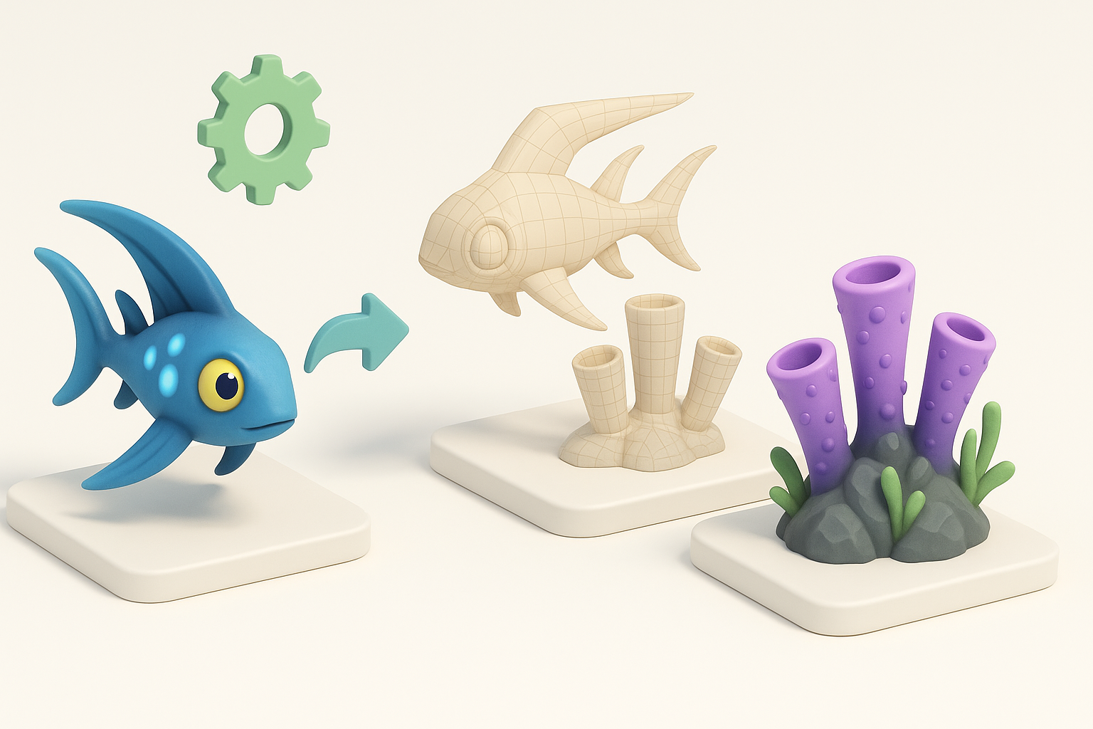优化与贴图 Subnautica 3D 资产插图