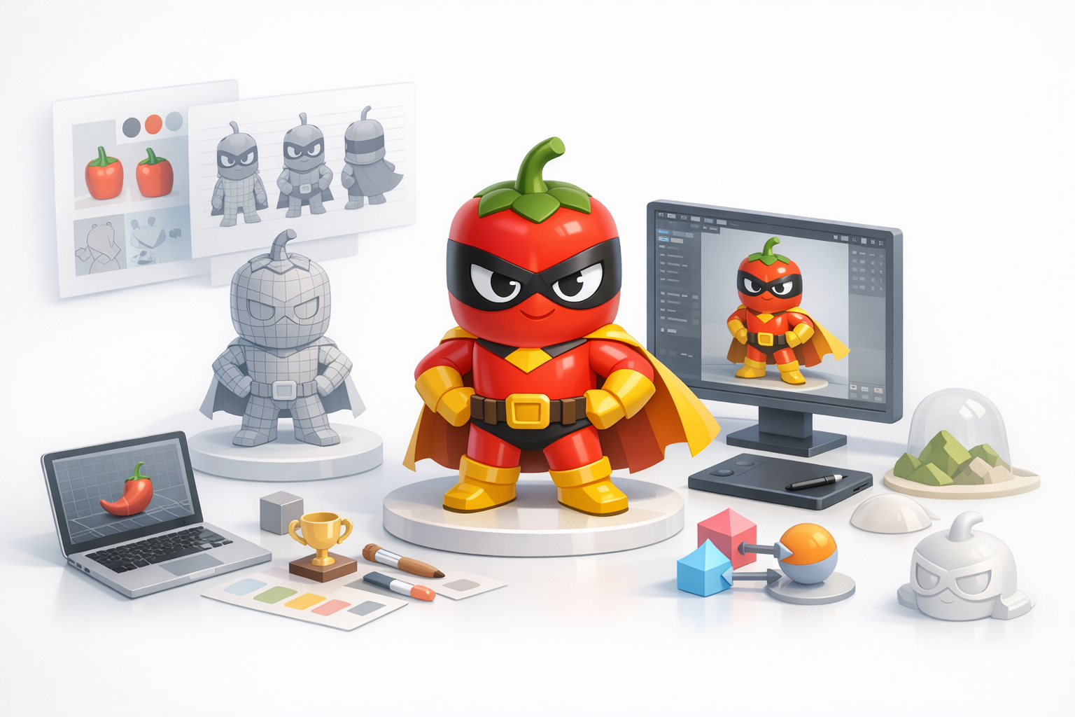 Executive Summary: Key Takeaways for Super Taruco 3D Modeling illustration